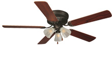 Hugger-mount ceiling Fan Basics